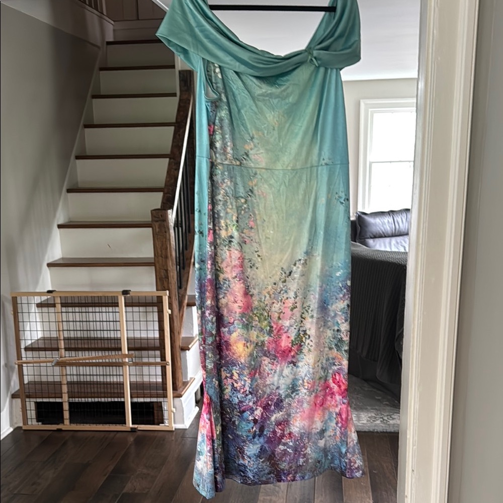 Source Unknown Multicolor Floral Dress